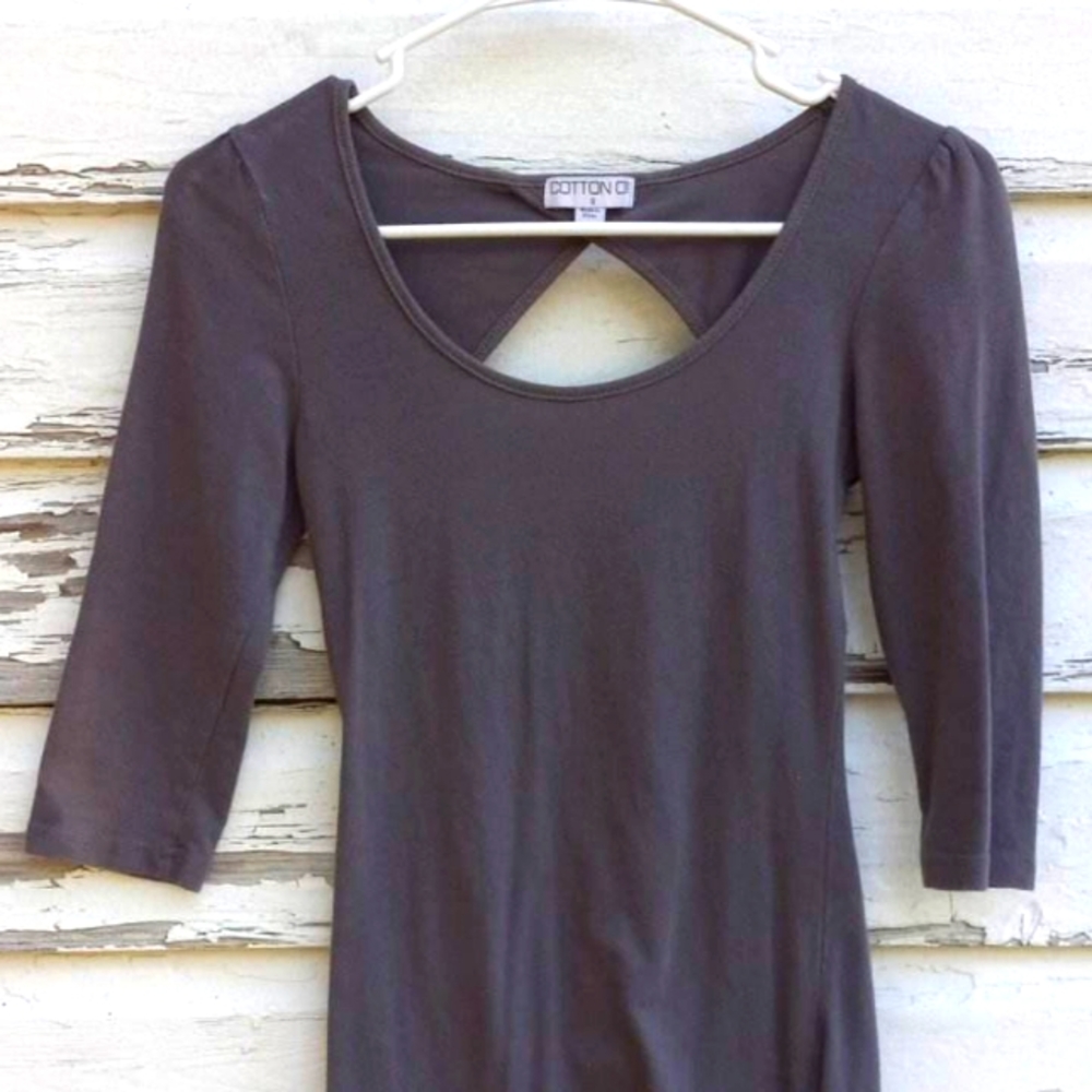 Womens cotton on Grey half sleeve top small